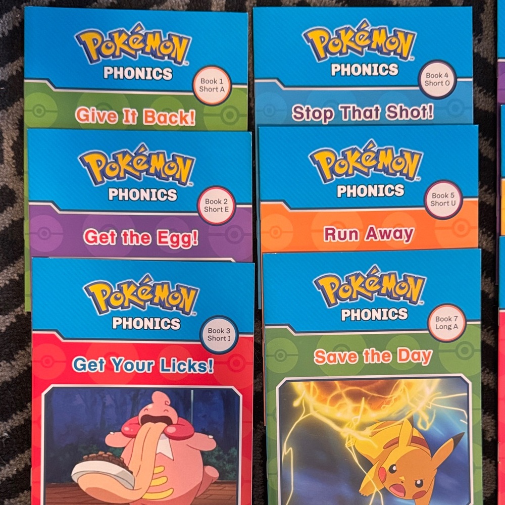 Pokemon Phonics Book Collection